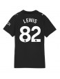 Billige Manchester City Rico Lewis #82 Bortedrakt Dame 2025-26 Kortermet